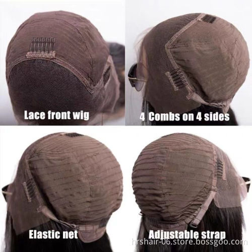 2# Color Body Wave HD 13*4 Lace Front Human Hair Wigs For Black Women,Wholesale Brazilian Virgin Hair Transparent Lace Front Wig